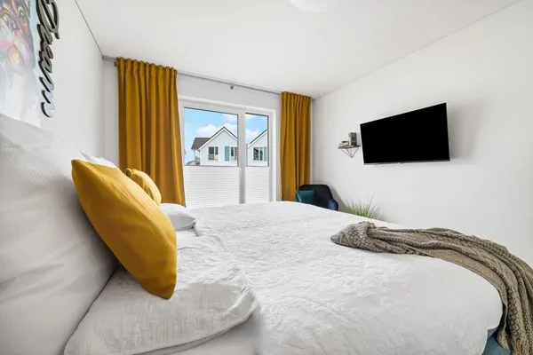 Schlafzimmer  Ferienwohnung Zitroneninsel