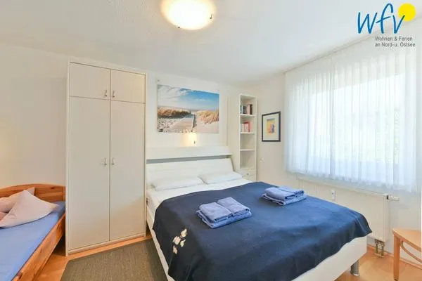 Schlafzimmer Haus Nordstern Ferienwohnung Kap Arkona