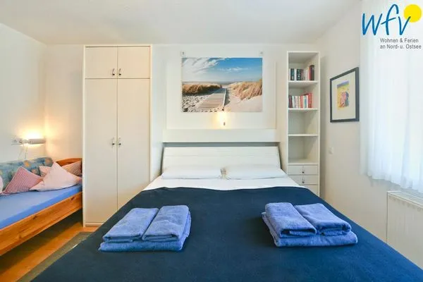 Schlafzimmer Haus Nordstern Ferienwohnung Kap Arkona