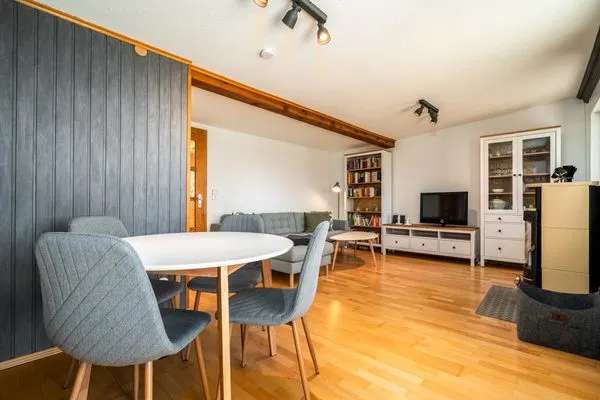 Ferienhaus Waterkieker am Jabelschen See - Essbereich  Waterkieker