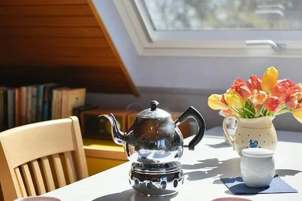 Essbereich Haus am Ginsterpad Ferienwohnung Heckenrose