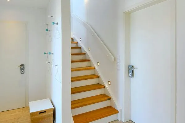 Treppe Haus Kiek in't Watt Ferienwohnung Quartier 7° Ost