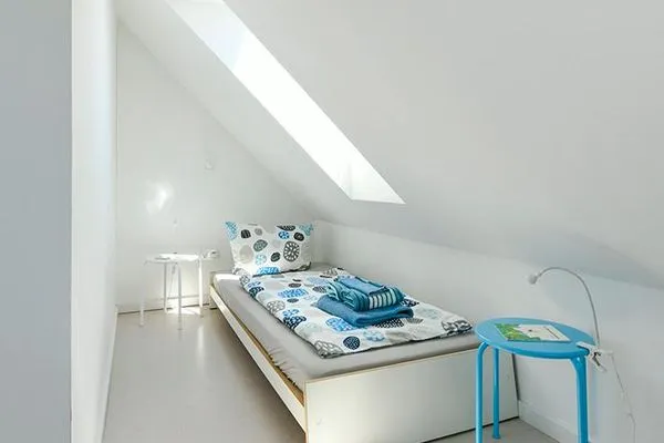 Schlafzimmer Haus Kiek in't Watt Ferienwohnung Quartier 7° Ost
