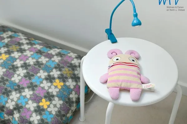 Schlafzimmer Haus Kiek in't Watt Ferienwohnung Quartier 7° Ost