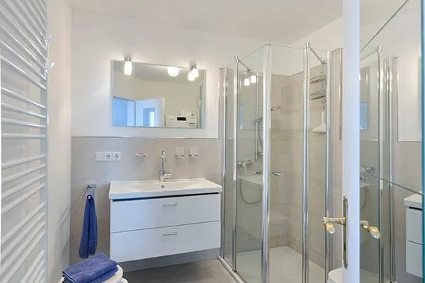 Badezimmer Fasanenhof Ferienwohnung Lina