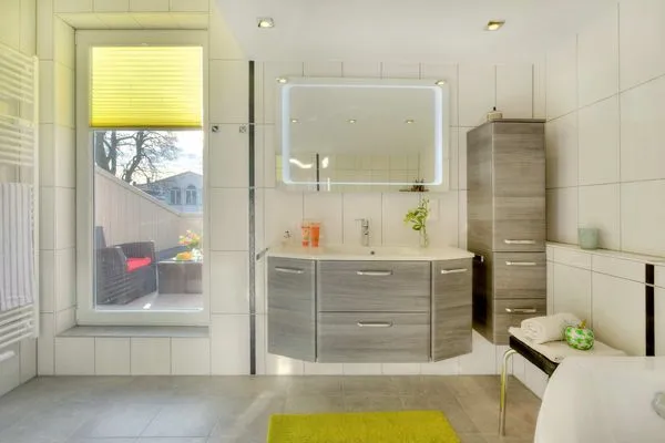 Badezimmer  Ferienwohnung Bansin