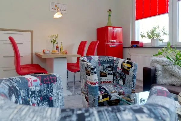 Wohnzimmer  Ferienwohnung Bansin