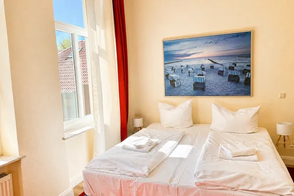 Schlafzimmer  Strandvilla Seepferdchen App. 6