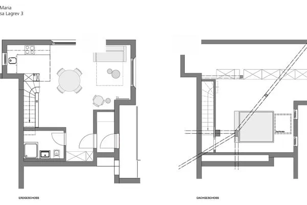 Grundriss  Chesa Lagrev 3