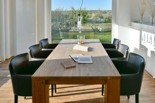 Essbereich Landhaus Ostdüne Ferienwohnung Dünenmeer