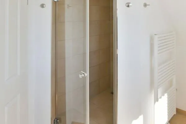 Badezimmer Landhaus Ostdüne Ferienwohnung Dünenmeer