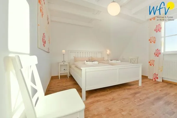 Schlafzimmer Landhaus Ostdüne Ferienwohnung Dünenmeer
