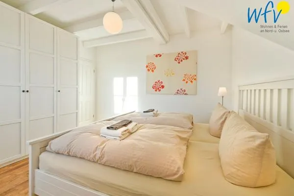 Schlafzimmer Landhaus Ostdüne Ferienwohnung Dünenmeer
