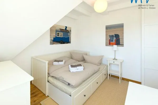 Schlafzimmer Landhaus Ostdüne Ferienwohnung Dünenmeer