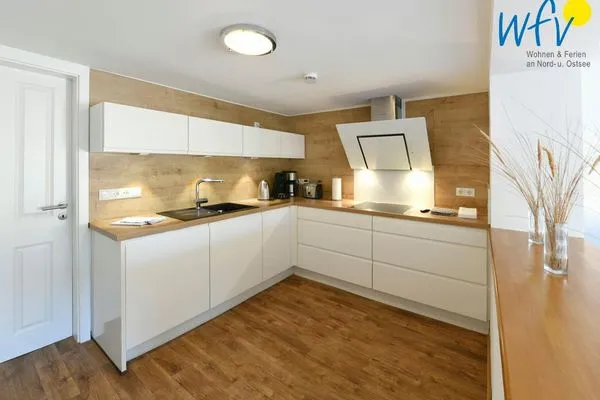 Küche / Küchenzeile Landhaus Ostdüne Ferienwohnung Dünenmulde