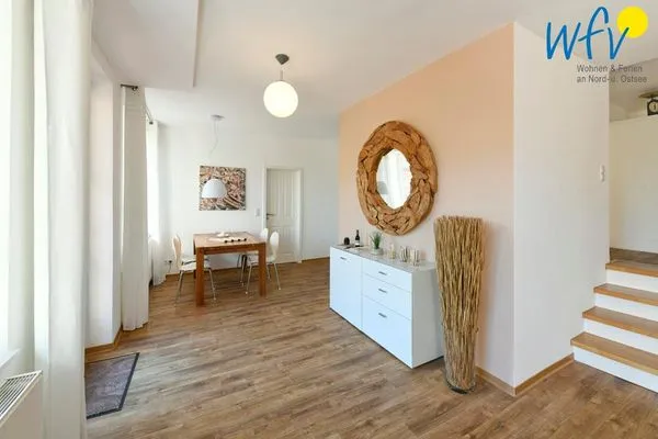 Wohnzimmer Landhaus Ostdüne Ferienwohnung Dünenmulde