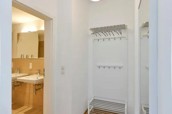 Badezimmer Landhaus Ostdüne Ferienwohnung Dünenmulde