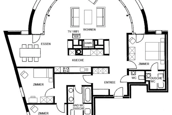 Grundriss  Residenza Alpenrose 31