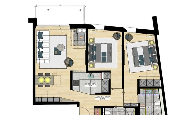 Grundriss  Chesa Curtinella 21