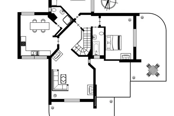 Grundriss  Casa Marina Grande