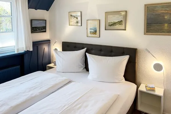 Schlafzimmer Haus Pesel Ferienwohnung *Reetblick*