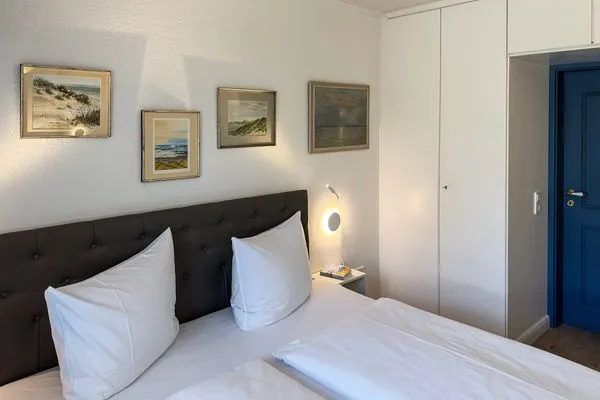 Schlafzimmer Haus Pesel Ferienwohnung *Reetblick*