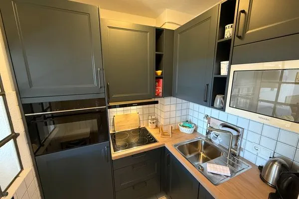 Küche / Küchenzeile Ferienwohnung im Haus Nordland App 88