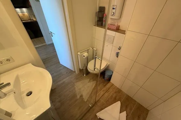 Badezimmer Ferienwohnung im Haus Nordland App 88