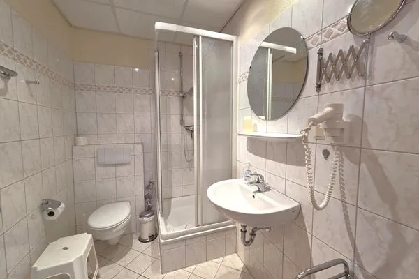 Badezimmer  Fürstenhof, App.104 - Erste Reihe am Meer