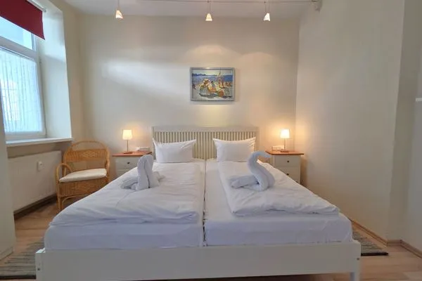 Schlafzimmer  Fürstenhof, App.104 - Erste Reihe am Meer