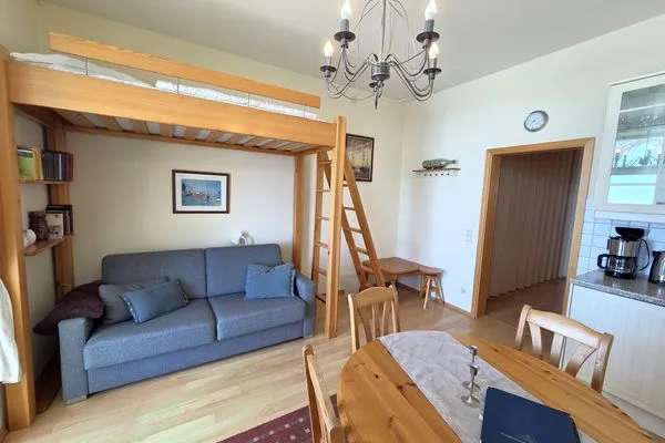 Wohnzimmer  Fürstenhof, App. 202 - traumhafter Meerblick und Balkon