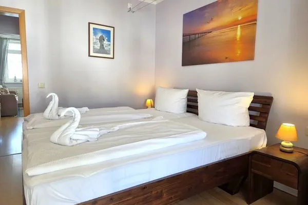 Schlafzimmer  Fürstenhof App. 405 - mit Balkon und Meerblick