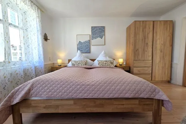 Bett  Ferienwohnung im Haus Amalie