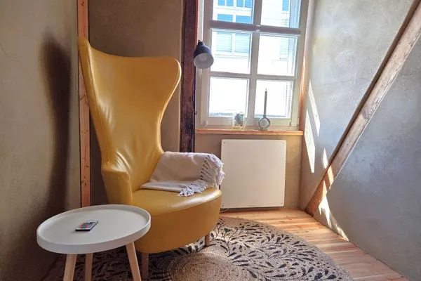 Wohnzimmer  Kleine Fischerhütte - uriges Ferienhaus am Meer