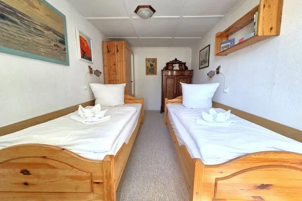 Schlafzimmer  Kleine Fischerhütte - uriges Ferienhaus am Meer