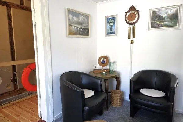Wohnzimmer  Kleine Fischerhütte - uriges Ferienhaus am Meer