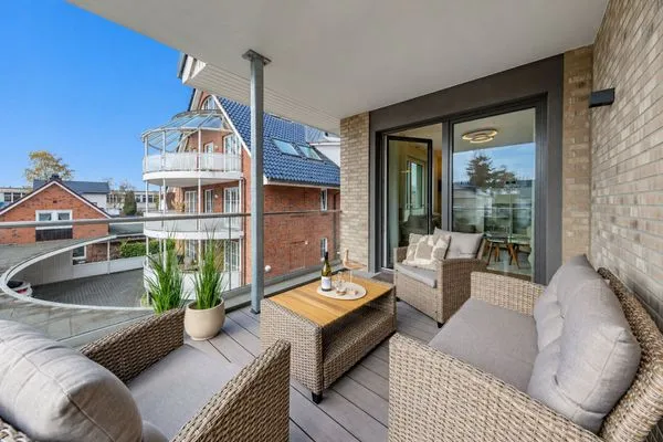 Balkon  Ostseetraum - exklusiv, lichtdurchflutet und mit sonnigem Balkon im Herzen von Timmendorfer Strand