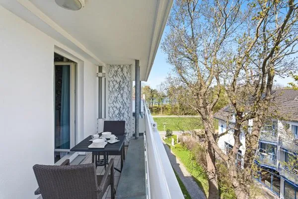 Balkon mit Blick auf die Ostsee  Haus Seeblick Wohnung 326