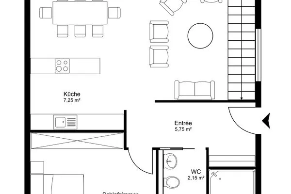 Grundriss  Residenza Edelweiss 2.2