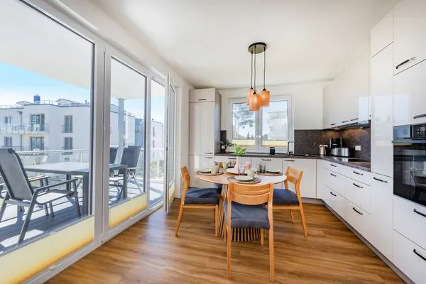 Küche / Küchenzeile  Ferienwohnung Sonnenblick am Haff