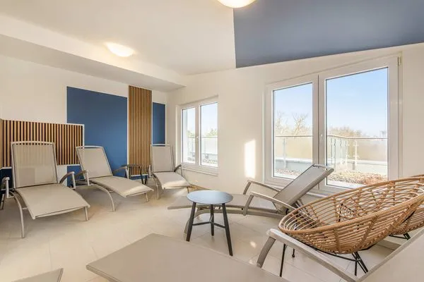 Wellness  Ferienwohnung Sonnenblick am Haff