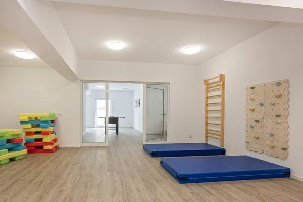 Spielanlage  Ferienwohnung Sonnenblick am Haff
