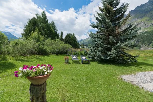 Garten  Chesa Lagrev 1