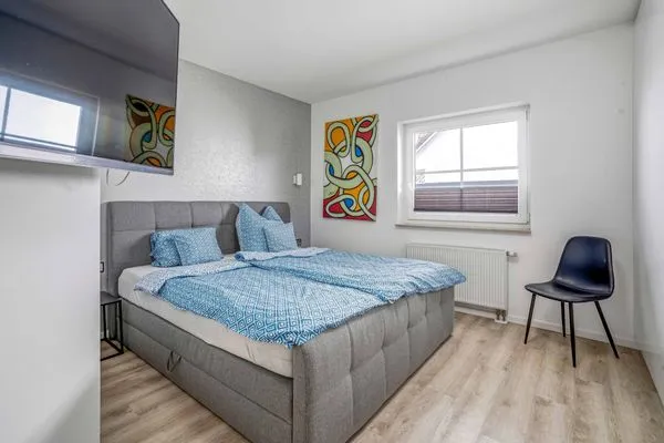 Schlafzimmer  Villa Meerzeit - Ferienwohnung Mare Blue