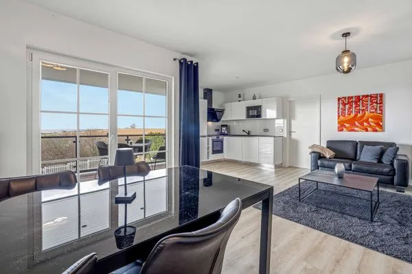 Wohnzimmer  Villa Meerzeit - Ferienwohnung Mare Blue