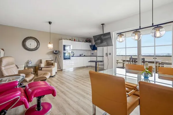 Wohnzimmer  Villa Meerzeit - Ferienwohnung Mare Azur
