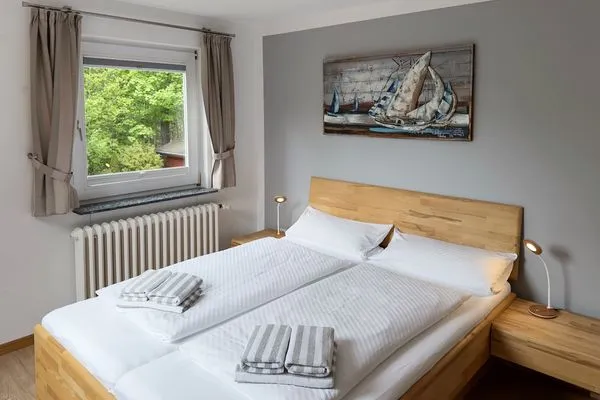Schlafzimmer Haus *Üüs Aran* Ferienwohnung *Üüs Aran 2*