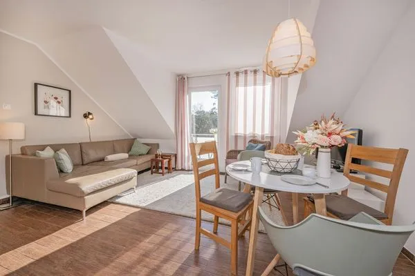 Wohnzimmer  Ferienwohnung Dünengrün
