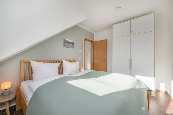 Schlafzimmer  Ferienwohnung Dünengrün