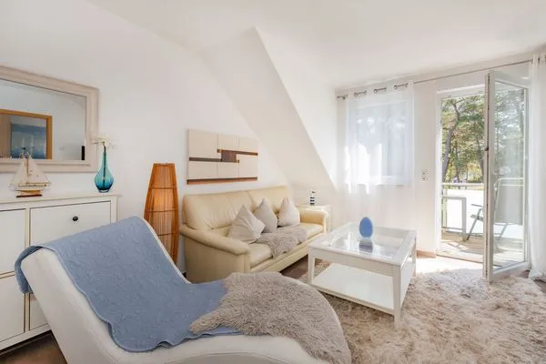 Wohnzimmer  Ferienwohunung Dünenwald